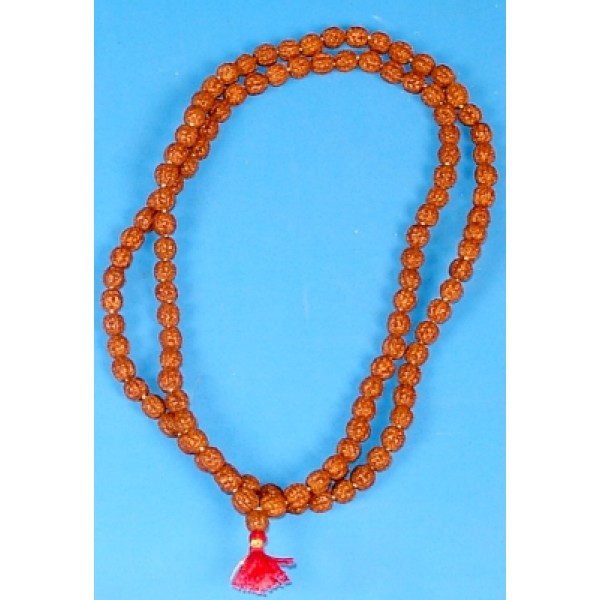 Rudraksha Mala (Pancha Mukhi), 33 Inches; Superfine Quality