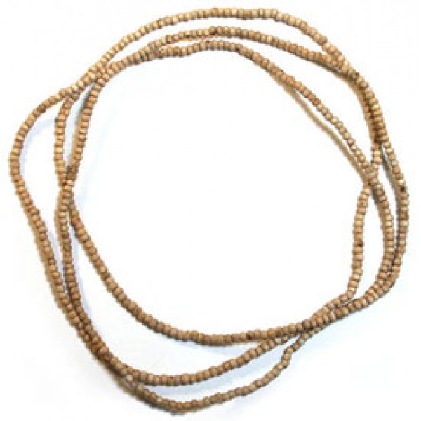 Tulasi Neckbeads, 17 Inches; (Medium Size, Round Beads)